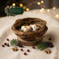 Preview: Vogelnest - Krippenzubehör, ca. 1 cm